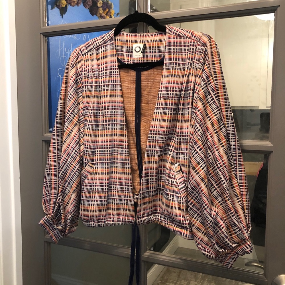 Anthropologie colorful jacket